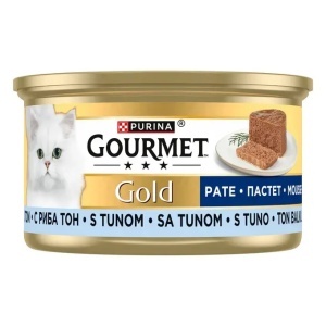 Hrana umeda pentru pisici, Ton, pate, Gourmet Gold, Purina, 85 g