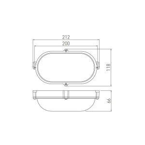 Lampa LED ovala Luxia 10W GTV Alb - Img 2