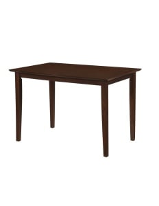 Masa Bali, 4 persoane, blat MDF, cadru lemn, culoare maro, 112 x 72 x 74 cm - Img 1