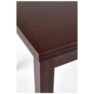 Masa living extensibila HM Gracjan, PAL Laminat, cant ABS, 80-160x80x76 cm, 6 persoane, nuc - Img 2