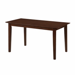 Masa living si bucatarie extensibila Miami, MDF, structura lemn masiv, 6 persoane, 120 150 x 80 x 73.8 cm, nuc - Img 3