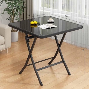 Masa plianta patrata pentru 2 persoane, 70x70 cm – Compacta si eleganta - Img 2