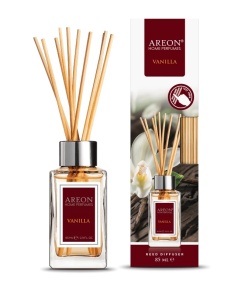 Odorizant de camera, Vanilie, 85 ml, cu betisoare, Areon