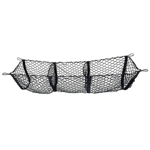 Organizator auto, 3 compartimente, portbagaj, tip plasa, material elastic, 110 x 30 x 30 cm, Negru - Img 1