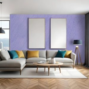 Pachet 1+1, vopsea decorativa, Violet White, interior, 1.8 litri, Magic Efect - Img 2