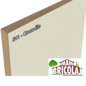 Panou mdf crocodile cream lucios 641