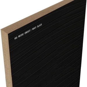 Panou MDF lucios negru wavi 665