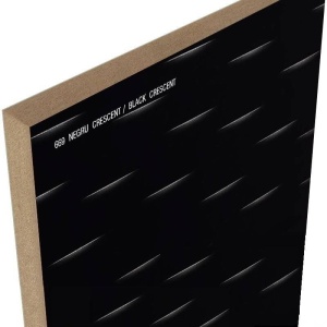 Panou MDF negru crescent 669