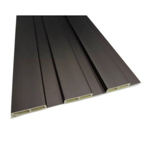 Panou riflaj decorativ din PVC nuanta Negru Mat 270x20x14 cm