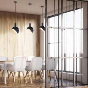 Pendul Semisferic cu inel negru V-TAC E14 - Img 5