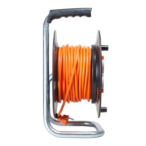 Prelungitor rola 50m, 4 prize cu impamantare, capac protectie, 3 x 1.5 mm, IP44 - Img 3