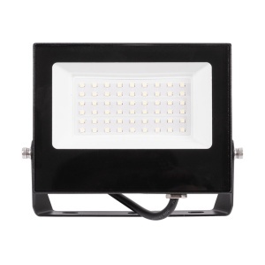 Proiector LED, senzor miscare, 50 W, 4750 lm, lumina rece, 164.5 x 29 x 140 mm, Negru, Novelite