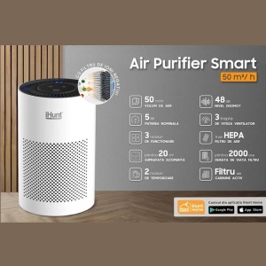 Purificator de aer iHunt Air Purifier Smart 20m2/50m3/h - Img 5
