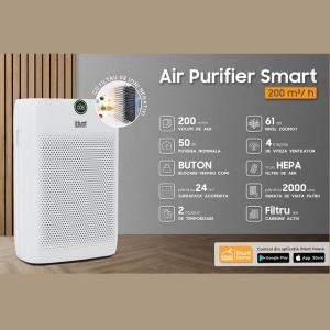 Purificator de aer iHunt Air Purifier Smart 24m2/200 m3/h - Img 5