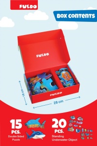 PUZZLE DIN SPUMA EVA, LUMEA MARINA, PUEDO - Img 2