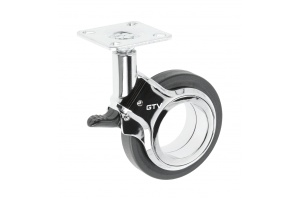 Rotila cu frana pentru Mobilier GTV diametru 75 mm – Mobilitate si Eleganta - Img 1