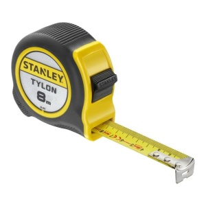 Ruleta cauciucata de 8m Stanley, cu protectie, model Tylon
