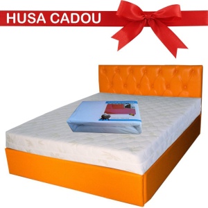 Saltea cu arcuri impachetate individual pe 7 zone de confort, Marte Pocket One 140x200x23cm, husa detasabila, tricot aloe vera, hipoalergenica, fermitate mediu-soft, Saltsib - Img 2