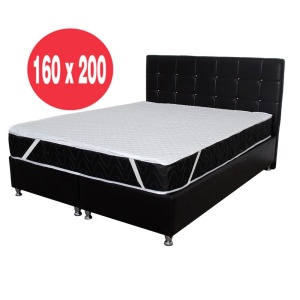 Saltea cu arcuri, Superortopedica Luna 160x200x20 cm, plasa de arcuri Bonell, sistem de aerisire perimetral, Saltsib plus husa hipoalergenica, lavabila la 95 C - Img 3