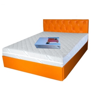 Saltea ortopedica, Jupiter Memory One 140x200x24cm, cu spuma poliuretanica, memory foam 4 cm, husa detasabila, tricot Silver Care, hipoalergenica, fermitate mediu spre tare, Saltsib