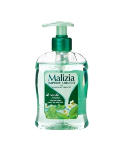 Sapun lichid 300 ml, Ceai verde si Menta, Malizia