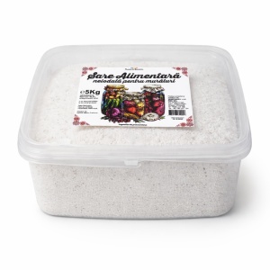 Sare alimentara pentru muraturi, neiodata, 5 kg