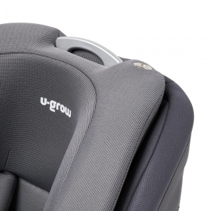 Scaun auto I-size U-Grow Goldfix Plus, isofix, 76-150 cm (9-36 kg), boxa bluetooth, gri - Img 8