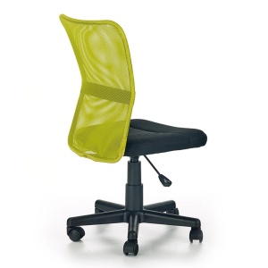 Scaun birou copii HM Dingo, Ergonomic, Cadru Polipropilena, Mesh, Inaltime ajustabila, 80 kg, 98x41x56 cm, Verde - Img 3