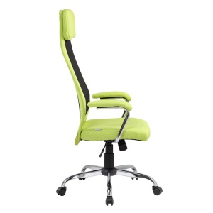Scaun directorial GN102, mesh, mecanism balans, rotire 360 , inaltime ajustabila, 120 kg, verde - Img 3