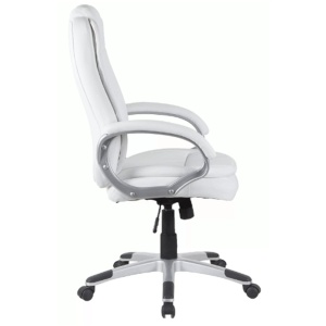 Scaun directorial GN27, piele ecologica, polipropilena, mecanism balans, 95 kg, maro