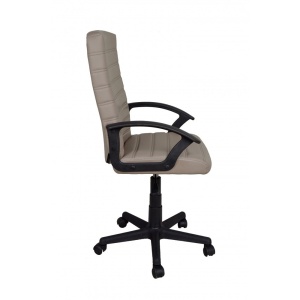 Scaun directorial GN72, piele ecologica, inaltime reglabila, 100 kg, bej - Img 3