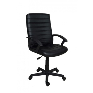 Scaun directorial GN72, piele ecologica, inaltime reglabila, 100 kg, negru