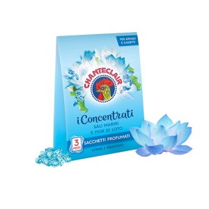 Set 3 saculeti parfumati, odorizant dulap, Sare de mare si Lotus