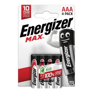 Set 4 baterii, AAA, LR03, 1.5V, Energizer Max