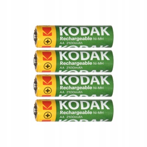 Set 4 baterii reincarcabile Kodak AA R6 2100 mAh NiMH 1.2V – performanta si durabilitate