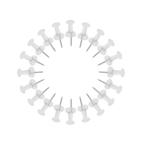 Set 40 piuneze, 11 mm, tabla pluta