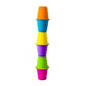 SET 6 CUPE DE SILICON COLORATE, FAT BRAIN - Img 2