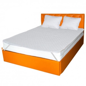 Set Saltea cu arcuri Cronos HR Spring Comfort 160x200x24cm, cu spuma poliuretanica HR 3,5 cm pe ambele fete, husa detasabila tricot hipoalergenic, fermitate medie, Saltsib plus 2 perne matlasate, microfibra, 50x70cm, husa antialergenica, lavabila la 95 C