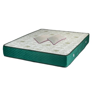Set Saltea ortopedica, cu arcuri, Memory Super Ortopedic Azalee, 160x200x25cm, fermitate mediu spre tare, cu plasa de arcuri Bonell, memory foam 5 cm, sistem de aerisire spaceair, Salt Confort plus 2 perne microfibra, 50x70cm