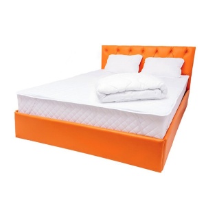 Set Saltea ortopedica Uranus Standard Spring Comfort 140x200x26cm, plasa arcuri Bonell, fermitate mediu-tare, Pachet textile Avantaj, 2 perne matlasate hipoalergenice, 50x70cm, cu elastice pe colturi, pilota iarna, lavabila la 95 C, 180x200cm - Img 3