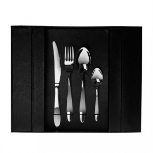 Set tacamuri din inox 24 piese Diplomat - Img 3