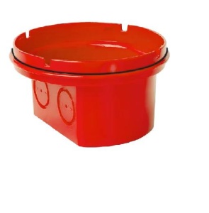 Soclu de montaj IP65 Honeywell, CWR; Culoare: rosu; Se livreaza la setde 5 bucati,