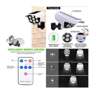 Solutie 2 in 1: Lanterna LED si Camera de Securitate Falsa - Img 5