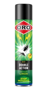 Spray Double Action insecte zburatoare si taratoare, parfum lamaie, 200ml