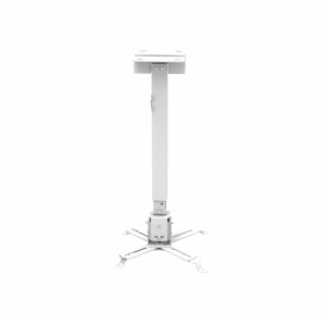 Suport tavan videoproiector Serioux, PJM1A,model universal de montare, Tilt:-15 to +15 ° , Max 10kg, Inaltime reglabila 430-650mm, culoare argintiu - Img 4