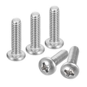Suruburi cu cap bombat si piulite M6x25 – Set 7 buc/set