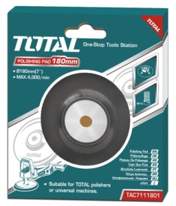 TOTAL - DISC DE LUSTRUIT CU FLANSA - 180MM