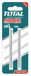 TOTAL - SET LAME RINDEA ELECTRICA HSS - 82X5.5X1.2MM - 2 BUC (INDUSTRIAL)