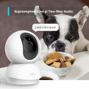 TP-Link Camera Supraveghere Wireless Pan/Tilt TC71, Senzor:1/2.9“, F2.4, 4mm, PAN 340° , Tilt: 70°, IR pana la 9m, Rezolutie: 2K 3MP 2304 x 1296, 15FPS, Compresie video: H.264, Microfon si difuzor incorporate, Port microSD(512gb max), Motion Detection, - Img 2