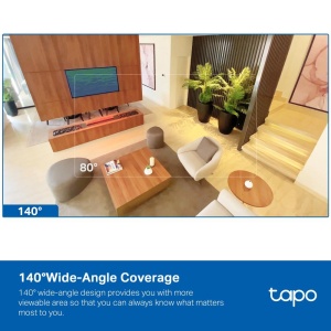 TP-LINK TAPO C125 Camera supravegere pentru interior cu obturator pentru confidentialitate, Senzor: CMOS 1/2.9”, Distanta focala: 2.45mm, 140°(pe diagonală), 120°(pe orizontală), 67°(pe verticală), IR 10m, 1×slot card MicroSD (de până la 512 GB), - Img 4